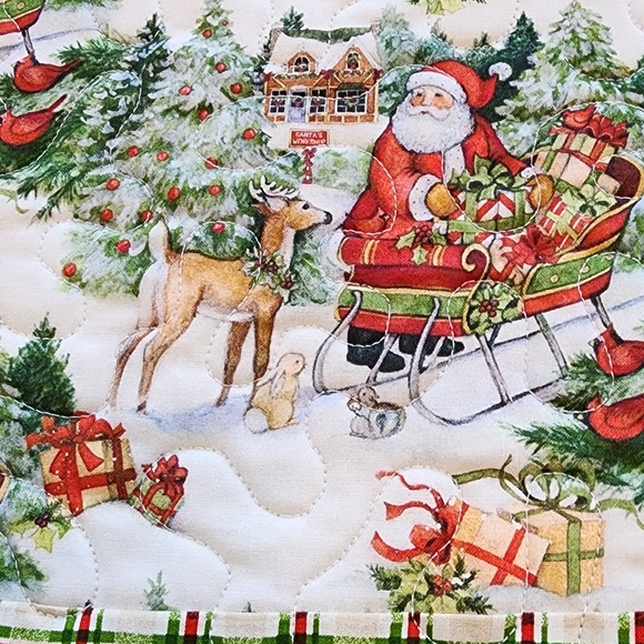 Santa Claus Quilt - Picture 3 of 3